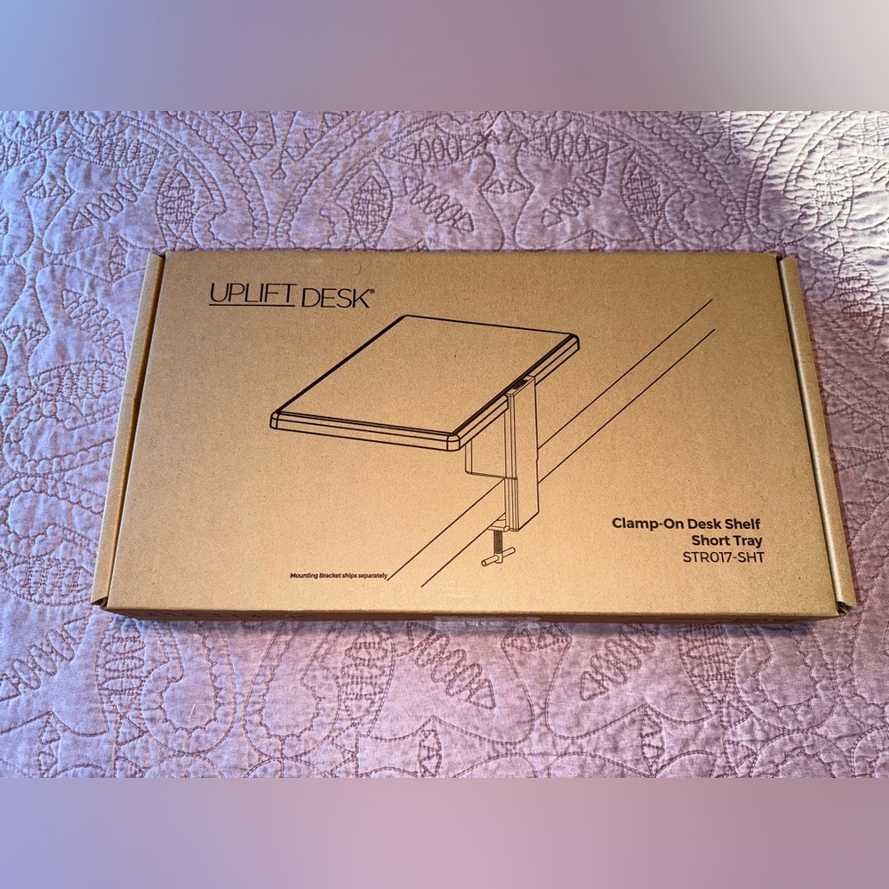 Uplift Desk Clamp-On Desk Shelf